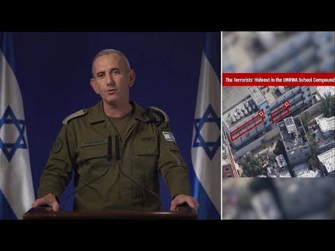 IDF Spox. on Strike on Hamas Terrorists Operating Inside U.N. School