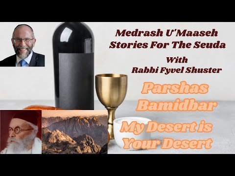 Stories For The Seuda – Parshas Bamidbar – My Desert is Your Desert