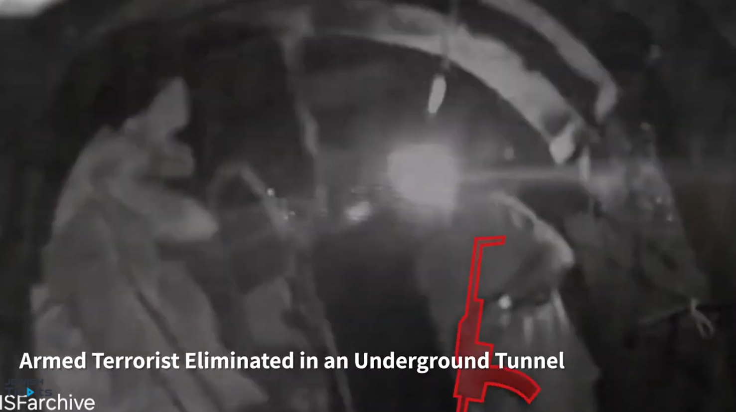 Armed terrorists eliminated in an underground tunnel in Gaza