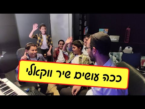 מאחורי הקלעים – יש בי אמונה – ווקאלי – מקהלת משאלות | Behind the Scenes – Yesh Bi Emunah – Meshalot Boys Choir (Acappella)