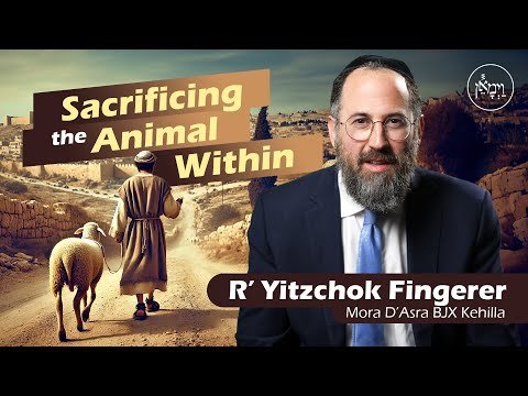 Sacrificing the Animal Within | Rabbi Yitzchok Fingerer