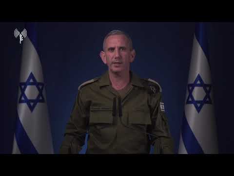 IDF Spox. Daniel Hagari On Retaliatory Strikes in Iran