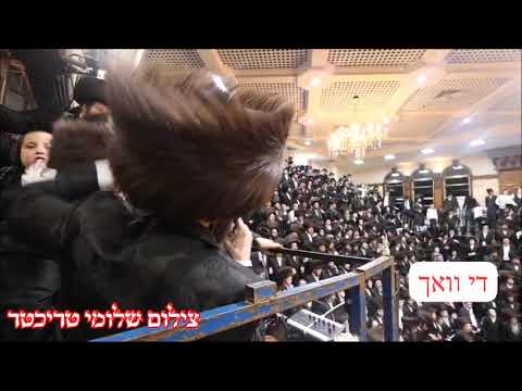 Hakofos Shniyos with the Dushinsky Rebbe