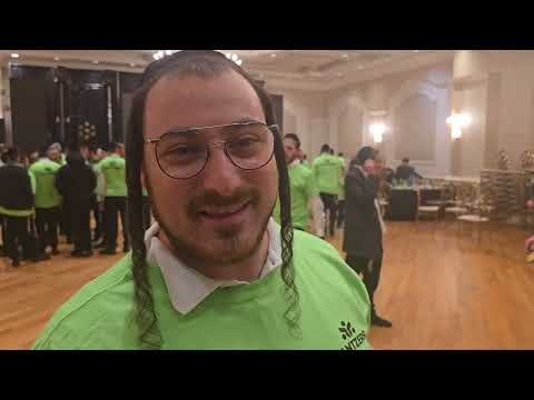 At the Tantzers Chanukah Party