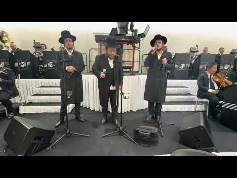 Chuppa With Meilech Braunstein, Shlomo Yakov Weber and Yossi Shtendig