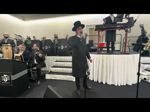 Wedding Meal With Singers Meilech Braunstein, Shlomo Yakov Weber and Yossi Shtendig