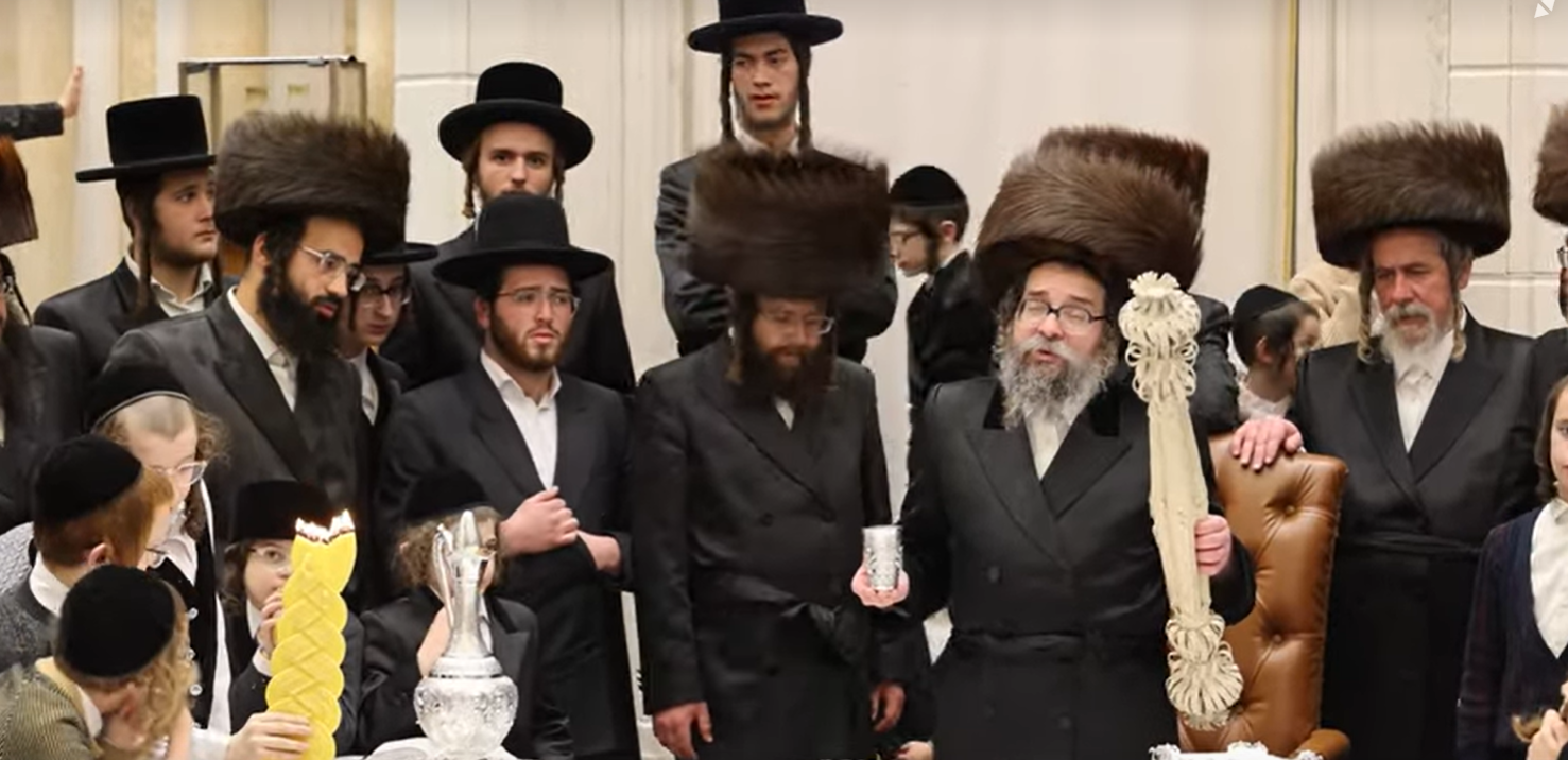 האדמו"ר מסקולען ירושלים בהבדלה מוצ"ש משפטים שבת מברכים אדר תשפ"ה בבית שמש