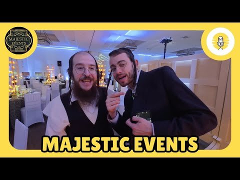 A Tour at a Majestic Events Bar Mitzvah Setup