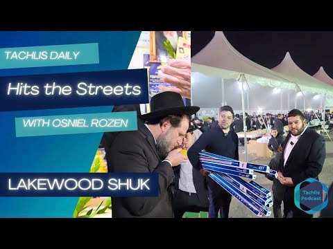 Tachlis Hits the Streets at the Lakewood Shuk | Osniel Rozen