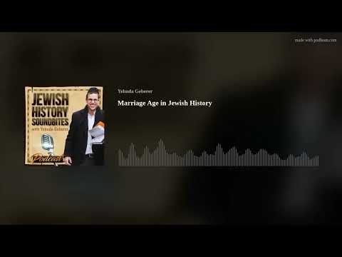 Marriage Age in Jewish History