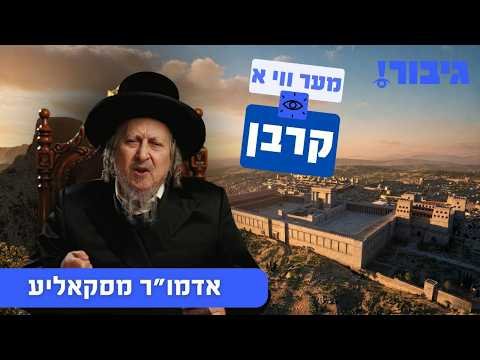 מער ווי א קרבן | אדמו”ר מסקאליע