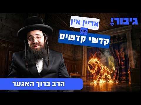 אריין אין קדשי קדשים | הרב ברוך האגער