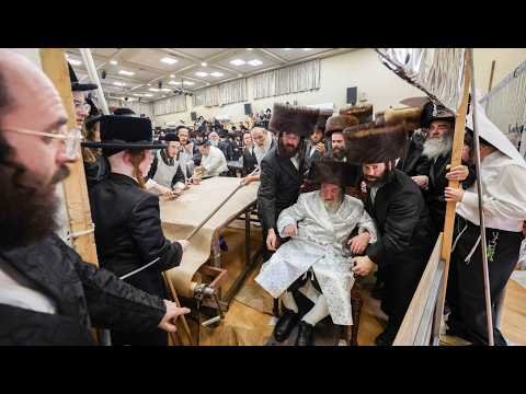 האדמו”ר מויז’ניץ באפיית מצות מצוה בערב יו”ט פסח תשפ”ו | Viznitzer Rebbe Baking Matzah – 2026