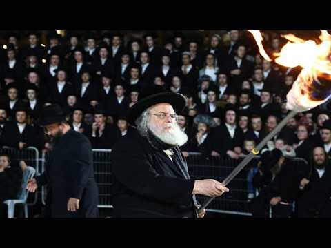 מעמד ההדלקה – ל”ג בעומר תשפ”ו בראשות ר”י מגור ר’ שאול אלתר שליט”א | Rav Shaul Alter Hadlukah – 2026