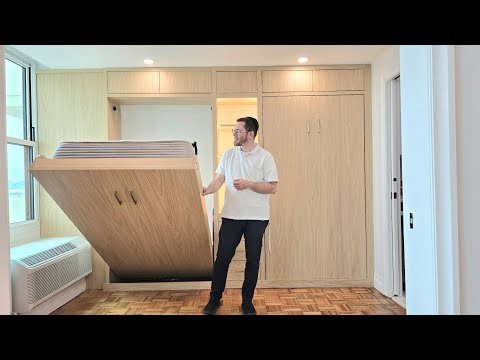 See How the Murphy King Instantly Turns Any Room Into a Bedroom With One Smooth Pull