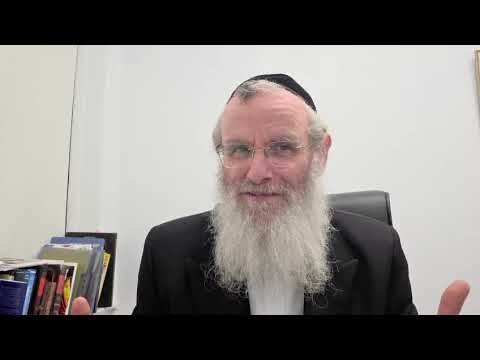 חיזוק פון די פרשה ר יונתן שווארץ פרשת פנחס. בשבילי נברא העולם