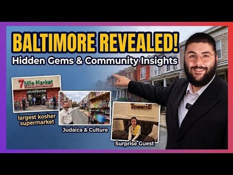 Is Baltimore the Best Kehilla Outside Ny? (america’s Largest Kosher Supermarket + Real Estate Tour)