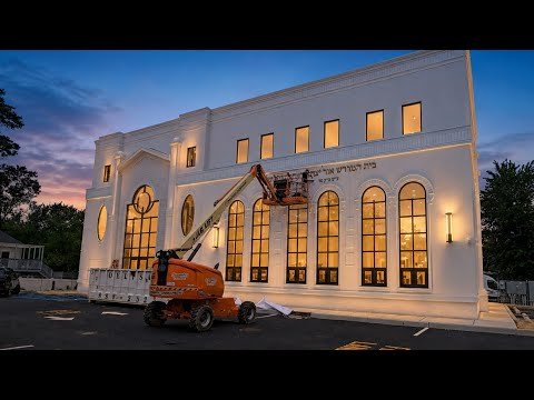 Tour the Magnificent Brand-new Rachmastrivka Shul in Lakewood—moving in Alef Selichos, Imy”h